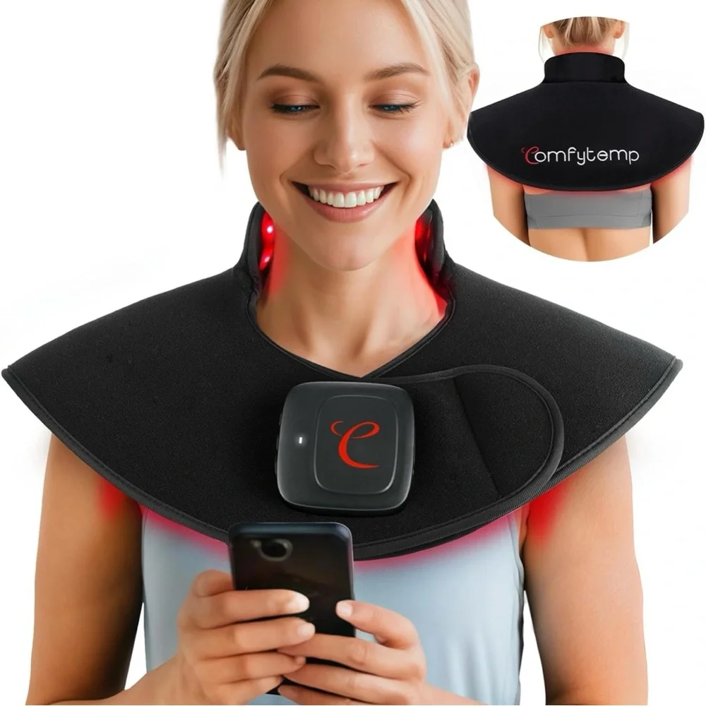 Comfytemp Cordless Red Light Pad for Neck & Shoulders